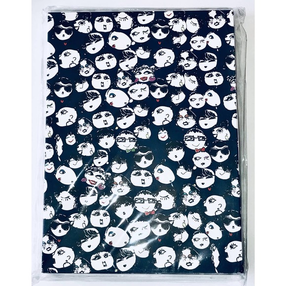 Lanvin Faces Mini iPad Case ~ Blue